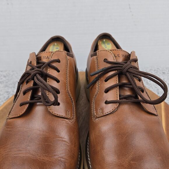 Cole Haan Mens 12M Grand Ambition Postman British Tan Leather Casual Oxford Shoe main image 8